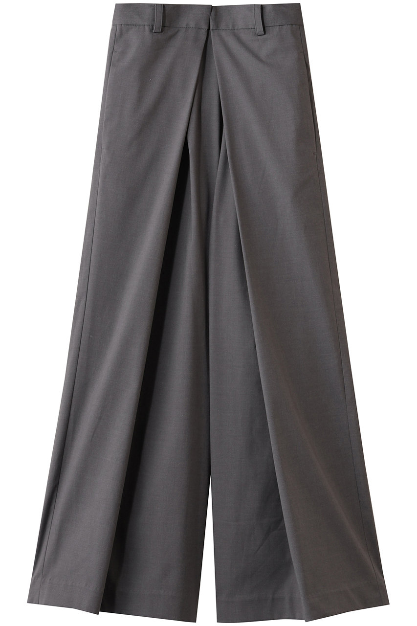 ミディウミソリッド/MIDIUMISOLIDのtucked wide PT パンツ(gray/4-165194)