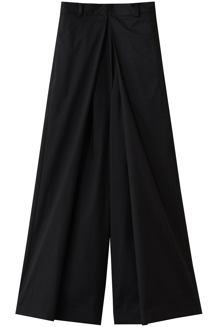 ミディウミソリッド/MIDIUMISOLIDのtucked wide PT パンツ(black/4-165194)