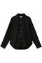 strap cuffs shirt.R シャツ ミディウミソリッド/MIDIUMISOLID black