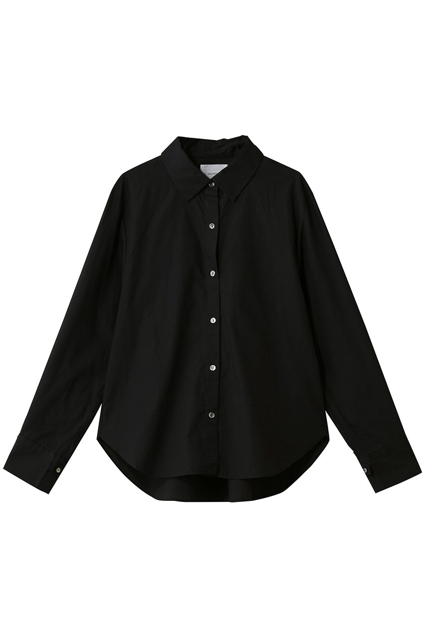 ミディウミソリッド/MIDIUMISOLIDのstrap cuffs shirt.R シャツ(black/4-132183)