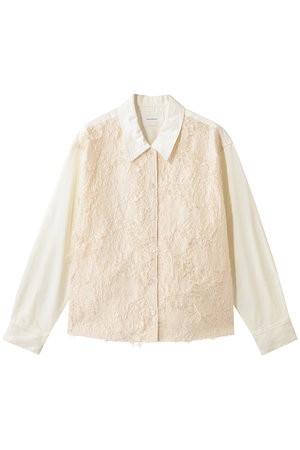 ミディウミソリッド/MIDIUMISOLIDのフロントジャカードシャツ(110400/110403)