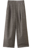 tweed wide easy PT パンツ
