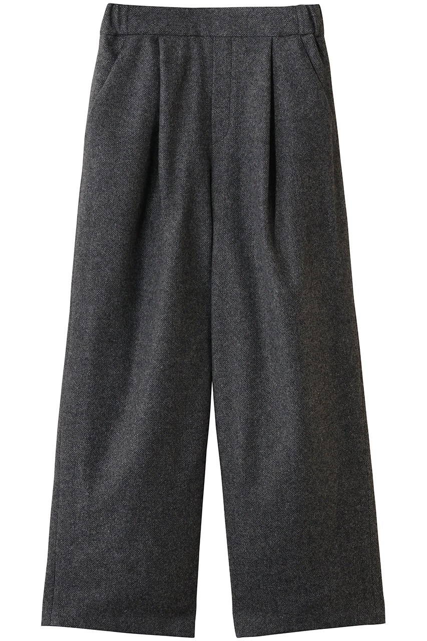 ミディウミソリッド/MIDIUMISOLIDのtweed wide easy PT パンツ(gray/4-162203A)