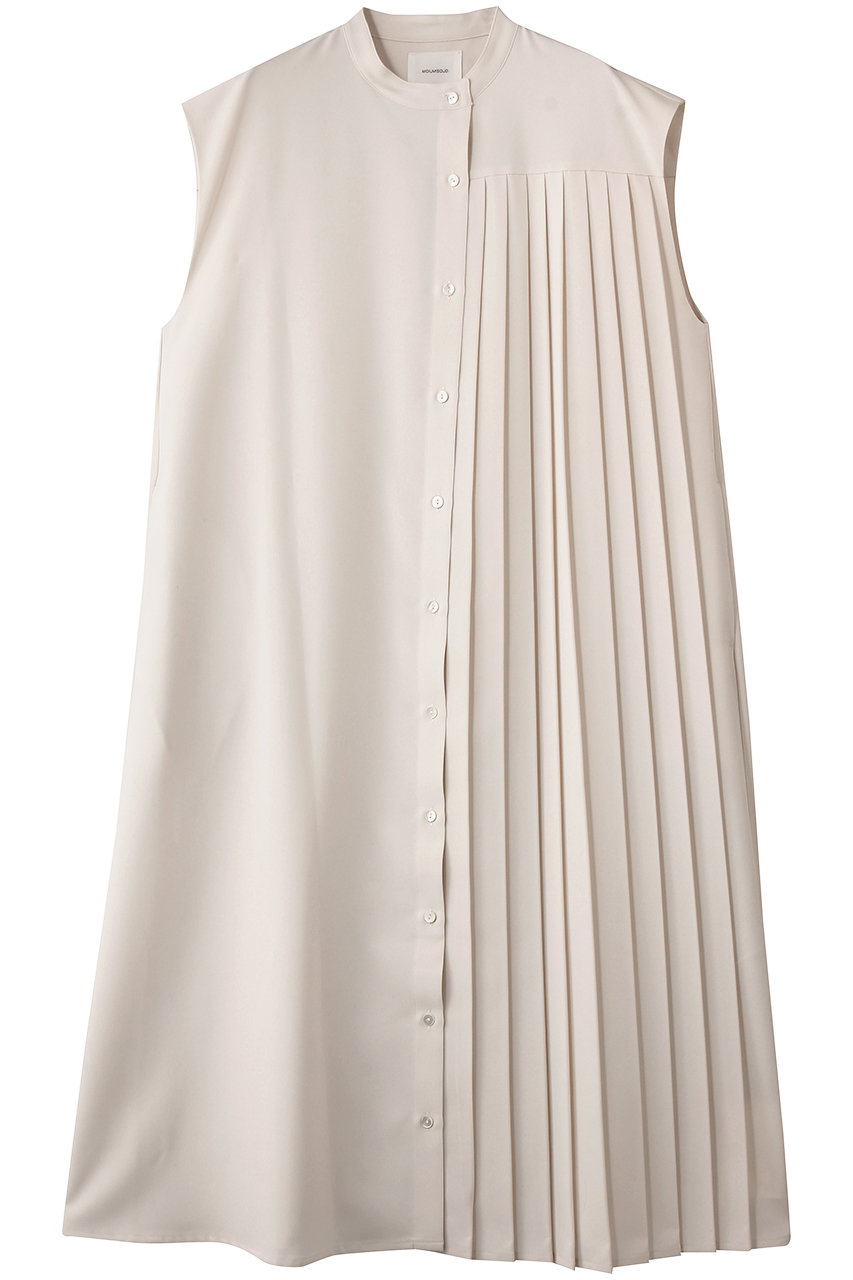 ミディウミソリッド/MIDIUMISOLIDのasymmetry pleats N/S OP.S ワンピース(ivory/1-15211161)