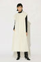 asymmetry pleats N/S OP.S ワンピース ミディウミソリッド/MIDIUMISOLID