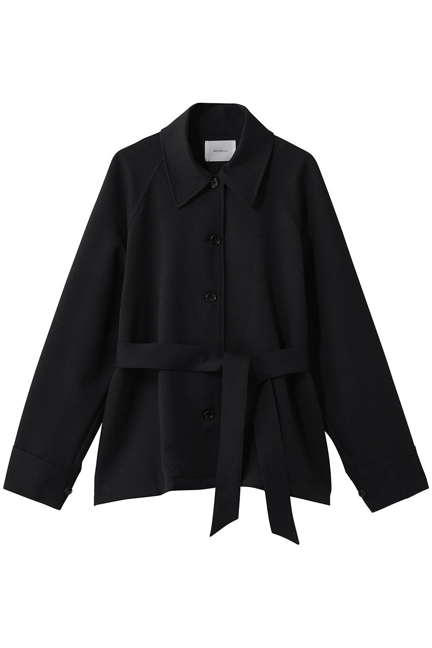 ミディウミソリッド/MIDIUMISOLIDのsoutien collar shirt blouson ブルゾン(black/1-132243)