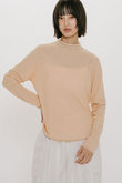 sheer layered turtle neck P/O プルオーバー