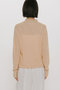 sheer layered turtle neck P/O プルオーバー ミディウミソリッド/MIDIUMISOLID