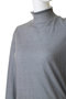 sheer layered turtle neck P/O プルオーバー ミディウミソリッド/MIDIUMISOLID