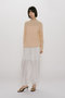 sheer layered turtle neck P/O プルオーバー ミディウミソリッド/MIDIUMISOLID
