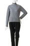 sheer layered turtle neck P/O プルオーバー ミディウミソリッド/MIDIUMISOLID