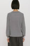 sheer layered crew neck P/O プルオーバー ミディウミソリッド/MIDIUMISOLID