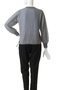 sheer layered crew neck P/O プルオーバー ミディウミソリッド/MIDIUMISOLID