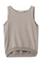 tuck N/S wide vest ベスト ミディウミソリッド/MIDIUMISOLID beige