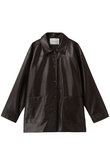 synthetic leather over size blouson ブルゾン