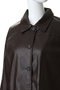 synthetic leather over size blouson ブルゾン ミディウミソリッド/MIDIUMISOLID