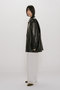 synthetic leather over size blouson ブルゾン ミディウミソリッド/MIDIUMISOLID