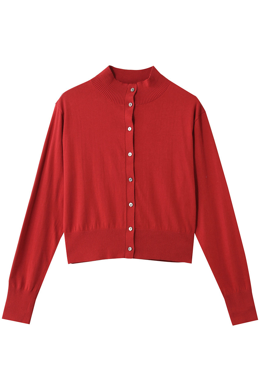 ミディウミソリッド/MIDIUMISOLIDのh/neck short CD カーディガン(red/1-122156)