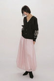 sheer long baloon SK スカート