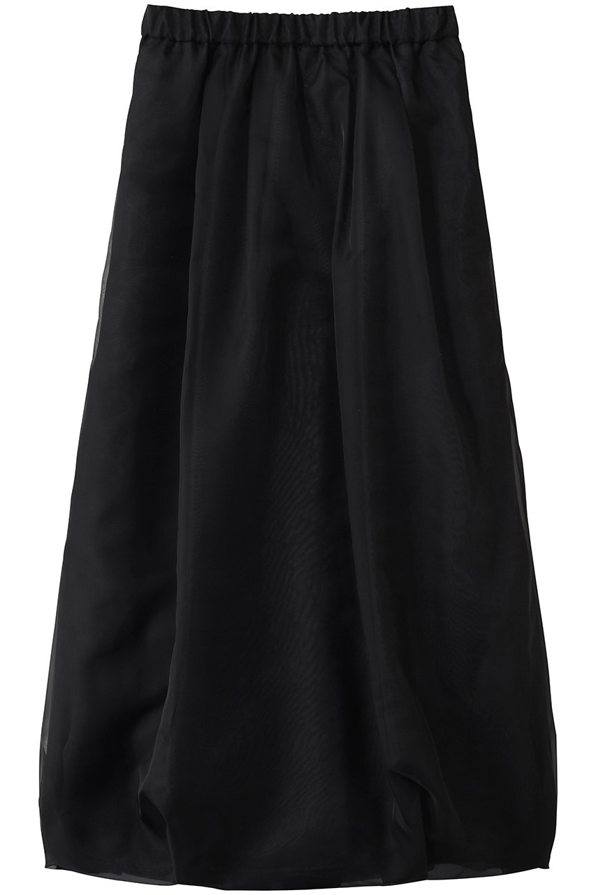 ミディウミソリッド/MIDIUMISOLIDのsheer long baloon SK スカート(black/3-16219361)