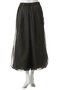 sheer long baloon SK スカート ミディウミソリッド/MIDIUMISOLID