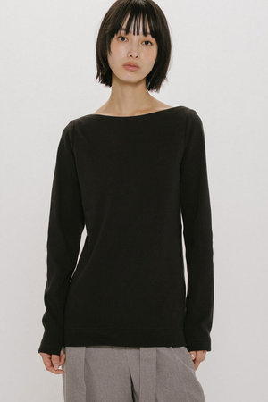 ミディウミソリッド/MIDIUMISOLIDのrib P/O プルオーバー(110100/110103)