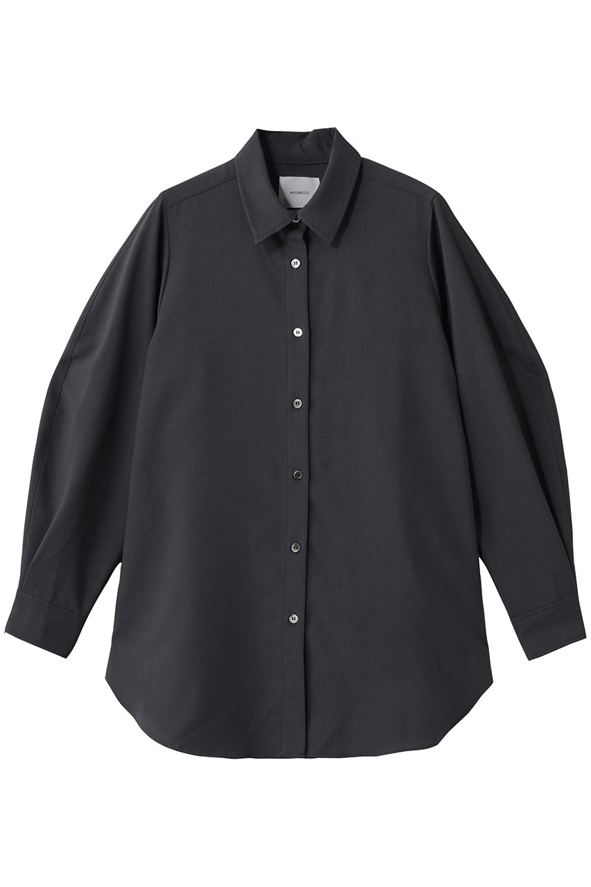 ミディウミソリッド/MIDIUMISOLIDのvolume slv shirt tunic チュニック(c.gray/1-132245)