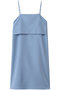 layered camisole OP ワンピース ミディウミソリッド/MIDIUMISOLID l.blue