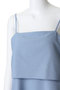 layered camisole OP ワンピース ミディウミソリッド/MIDIUMISOLID
