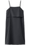 layered camisole OP ワンピース ミディウミソリッド/MIDIUMISOLID c.gray