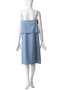 layered camisole OP ワンピース ミディウミソリッド/MIDIUMISOLID