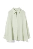 sheer skipper poncho shirt シャツ