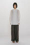 sheer skipper poncho shirt シャツ ミディウミソリッド/MIDIUMISOLID