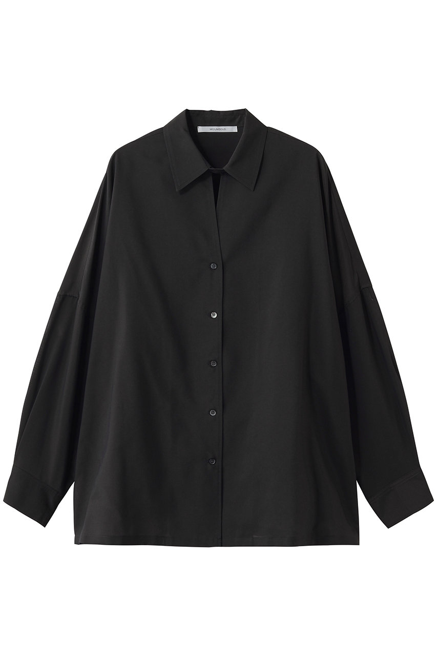 ミディウミソリッド/MIDIUMISOLIDのsheer skipper poncho shirt シャツ(c.gray/1-132240)