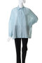 sheer skipper poncho shirt シャツ ミディウミソリッド/MIDIUMISOLID