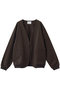 【MEN】compression zip C/D カーディガン ミディウミソリッド/MIDIUMISOLID brown