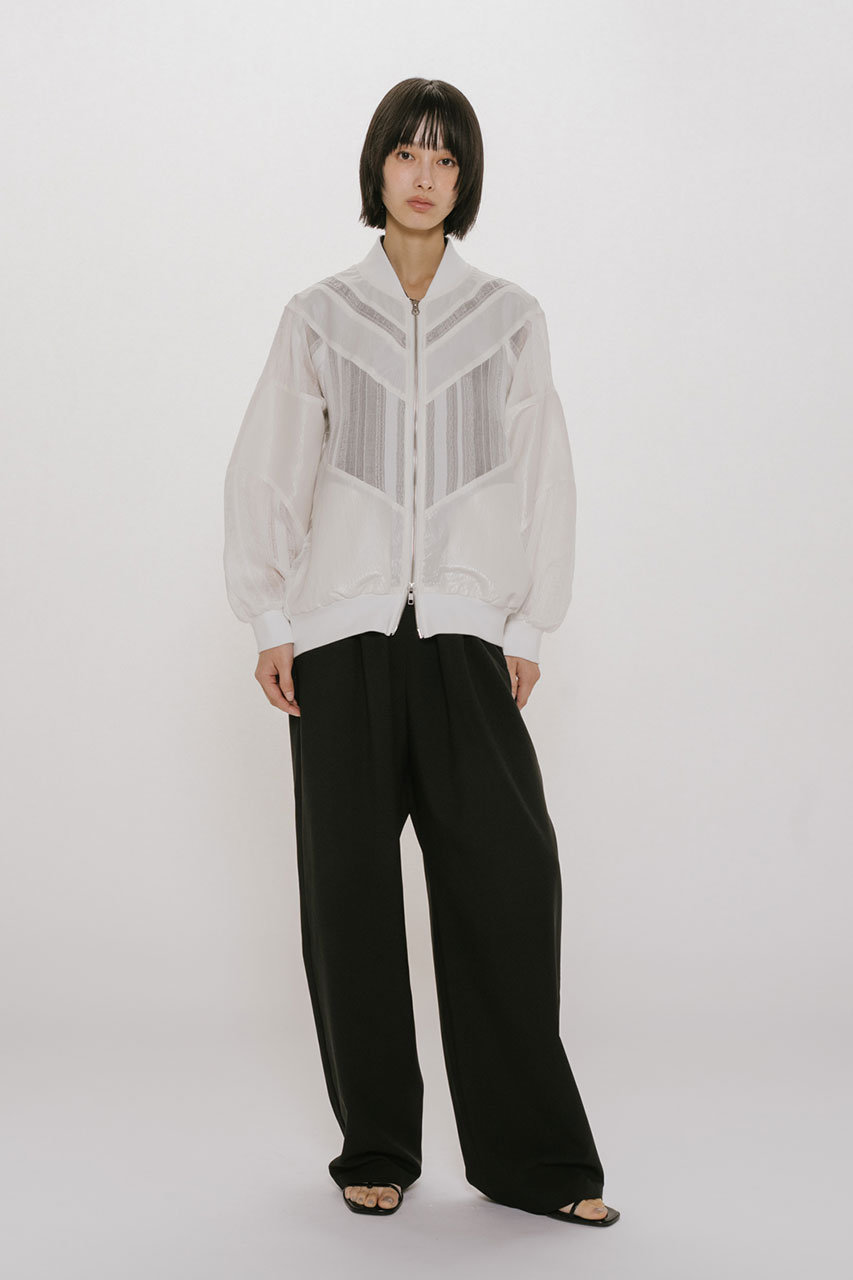 MIDIUMISOLID(ミディウミソリッド)｜material mix blouson ブルゾン