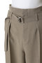 belted slacks スラックス ミディウミソリッド/MIDIUMISOLID