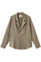 tailored shirt シャツ ミディウミソリッド/MIDIUMISOLID beige