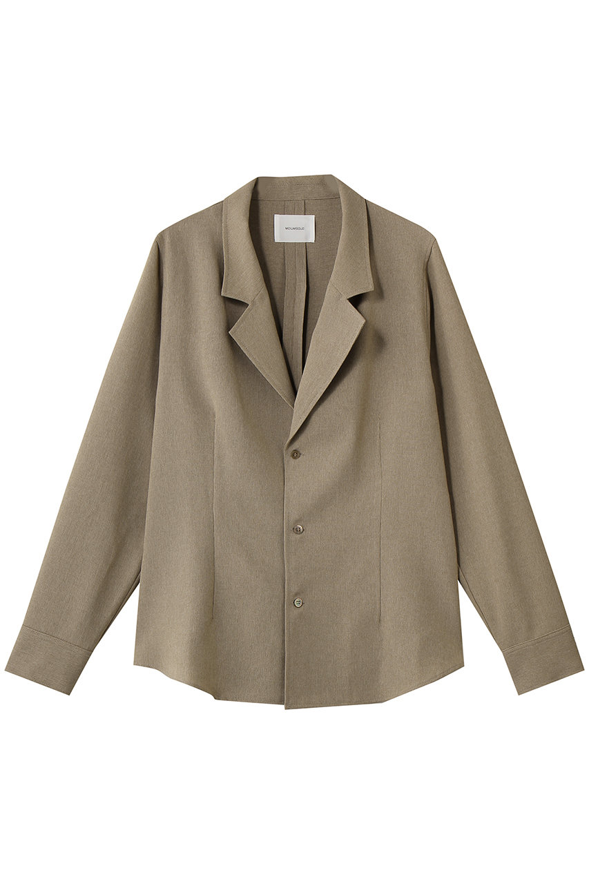 ミディウミソリッド/MIDIUMISOLIDのtailored shirt シャツ(beige/1-132239)