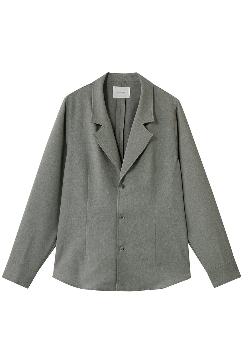 ミディウミソリッド/MIDIUMISOLIDのtailored shirt シャツ(l.gray/1-132239)