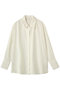 relax long cuffs shirt シャツ ミディウミソリッド/MIDIUMISOLID ivory