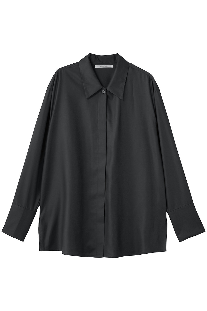 ミディウミソリッド/MIDIUMISOLIDのrelax long cuffs shirt シャツ(c.gray/1-132241)