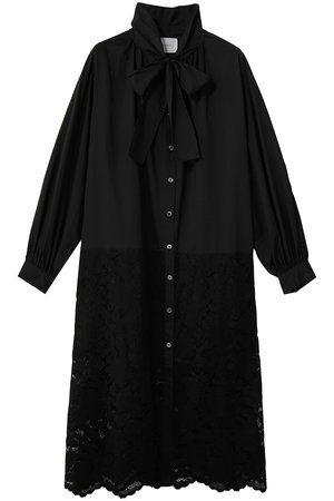 ミディウミソリッド/MIDIUMISOLIDのlace combi shirt OP ワンピース(110500/110503)