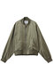 【MEN】bleach satin MA-1 MA-1 ミディウミソリッド/MIDIUMISOLID khaki