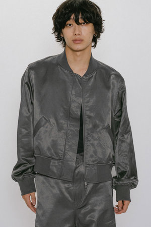 ミディウミソリッド/MIDIUMISOLIDの【MEN】bleach satin MA-1 MA-1(110800/110802)