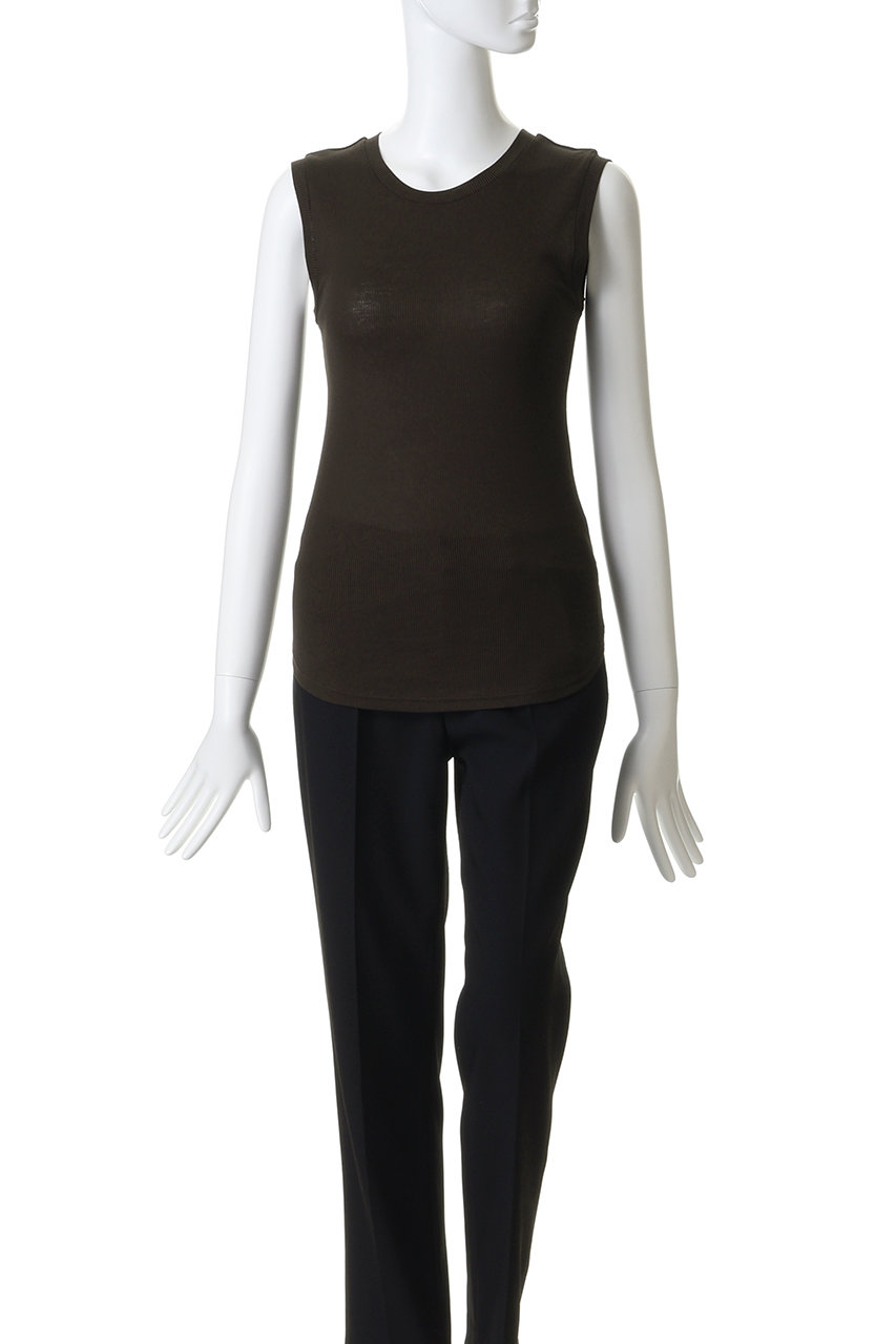 MIDIUMISOLID(ミディウミソリッド)｜rib tank top.S タンクトップ/off