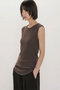 rib tank top.S タンクトップ ミディウミソリッド/MIDIUMISOLID