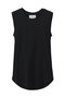 rib tank top.S タンクトップ ミディウミソリッド/MIDIUMISOLID black