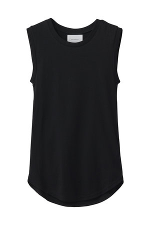 ミディウミソリッド/MIDIUMISOLIDのrib tank top.S タンクトップ(110100/110101)